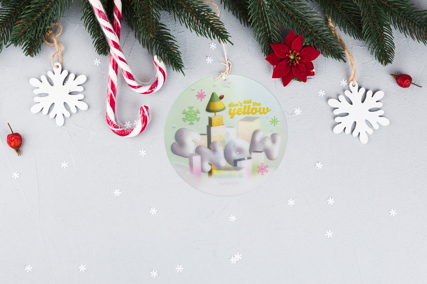 Elf in Concert Christmas Ornaments