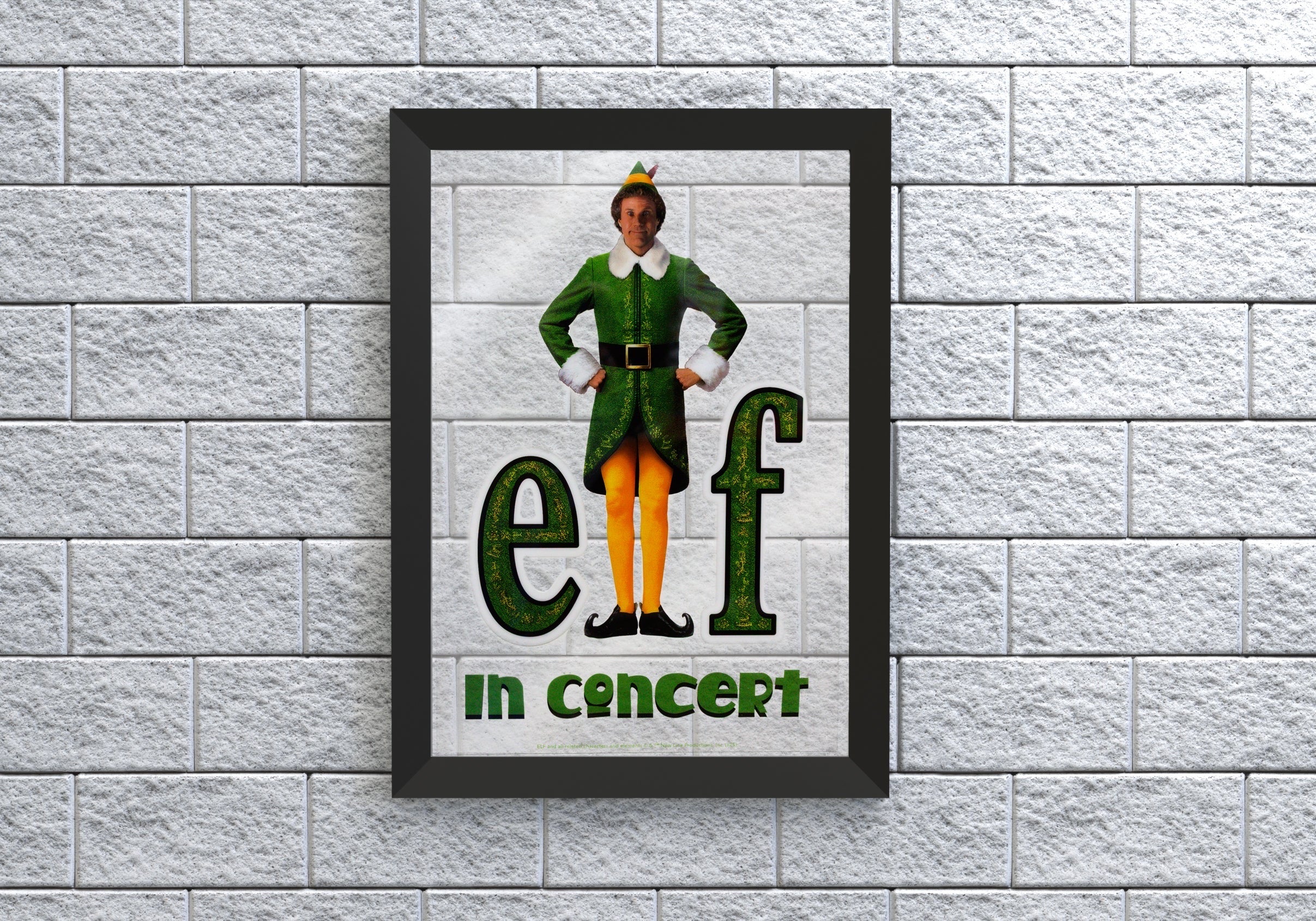 Elf in Concert Clear Poster