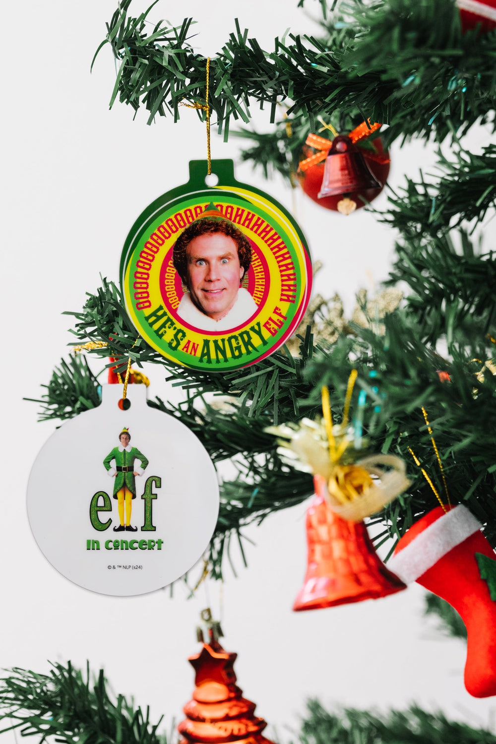 Elf in Concert Christmas Ornaments