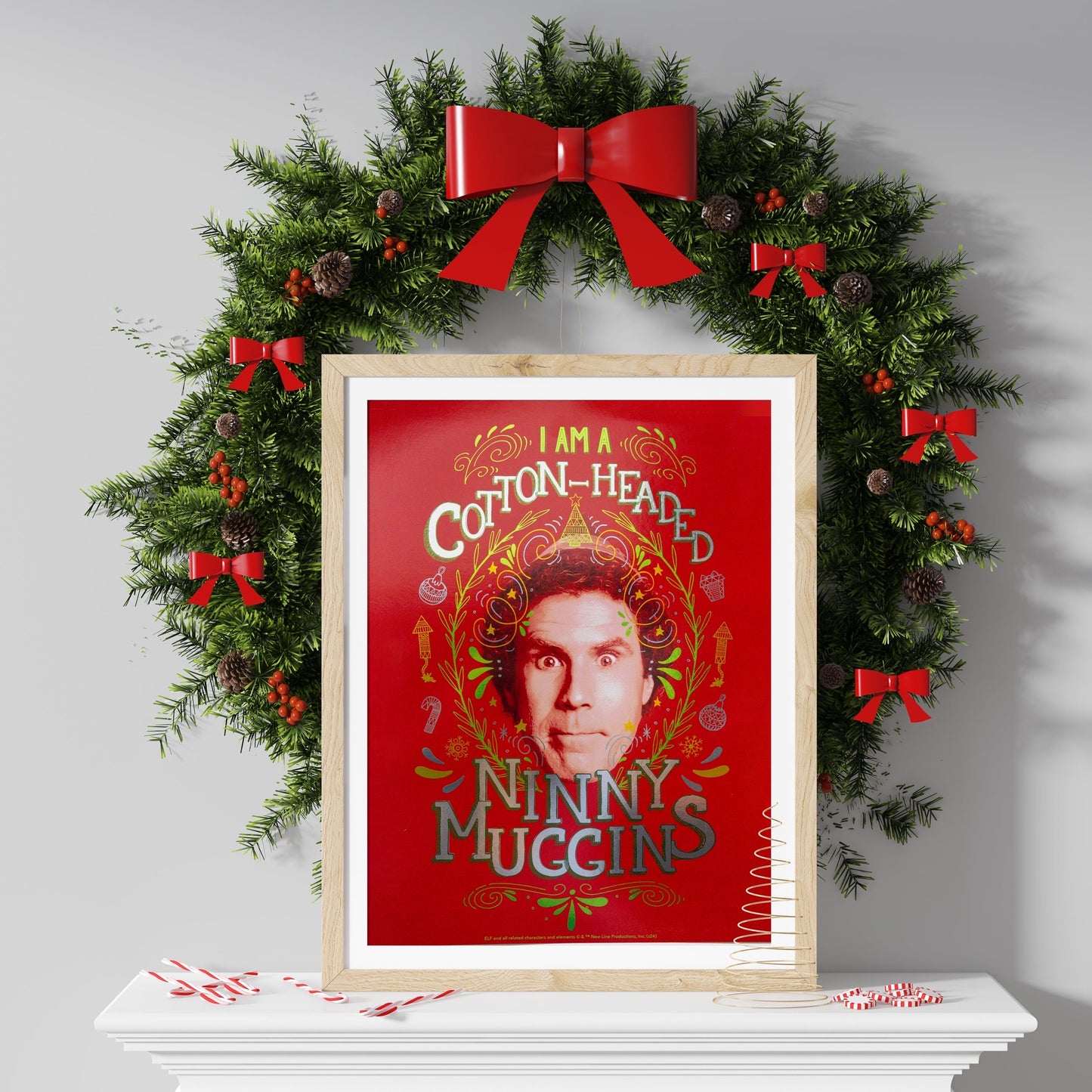 Elf in Concert (11"x17" Ninny Muggins Poster)
