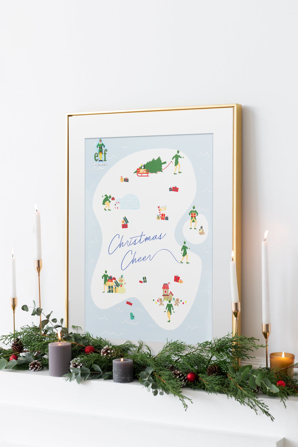 Elf in Concert - Glow in the Dark Poster 11"x17"