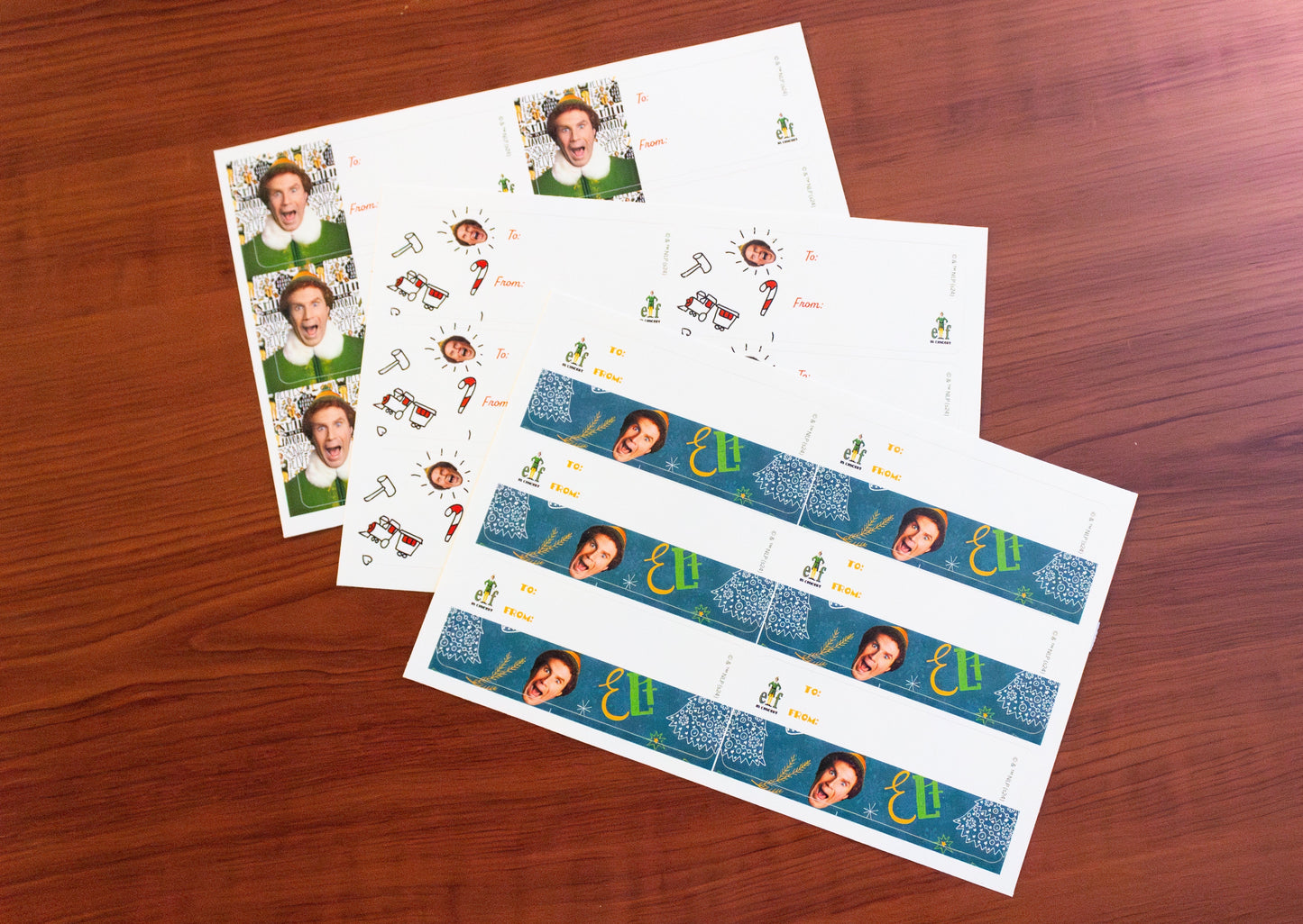 Elf in Concert Wrapping Paper Kit