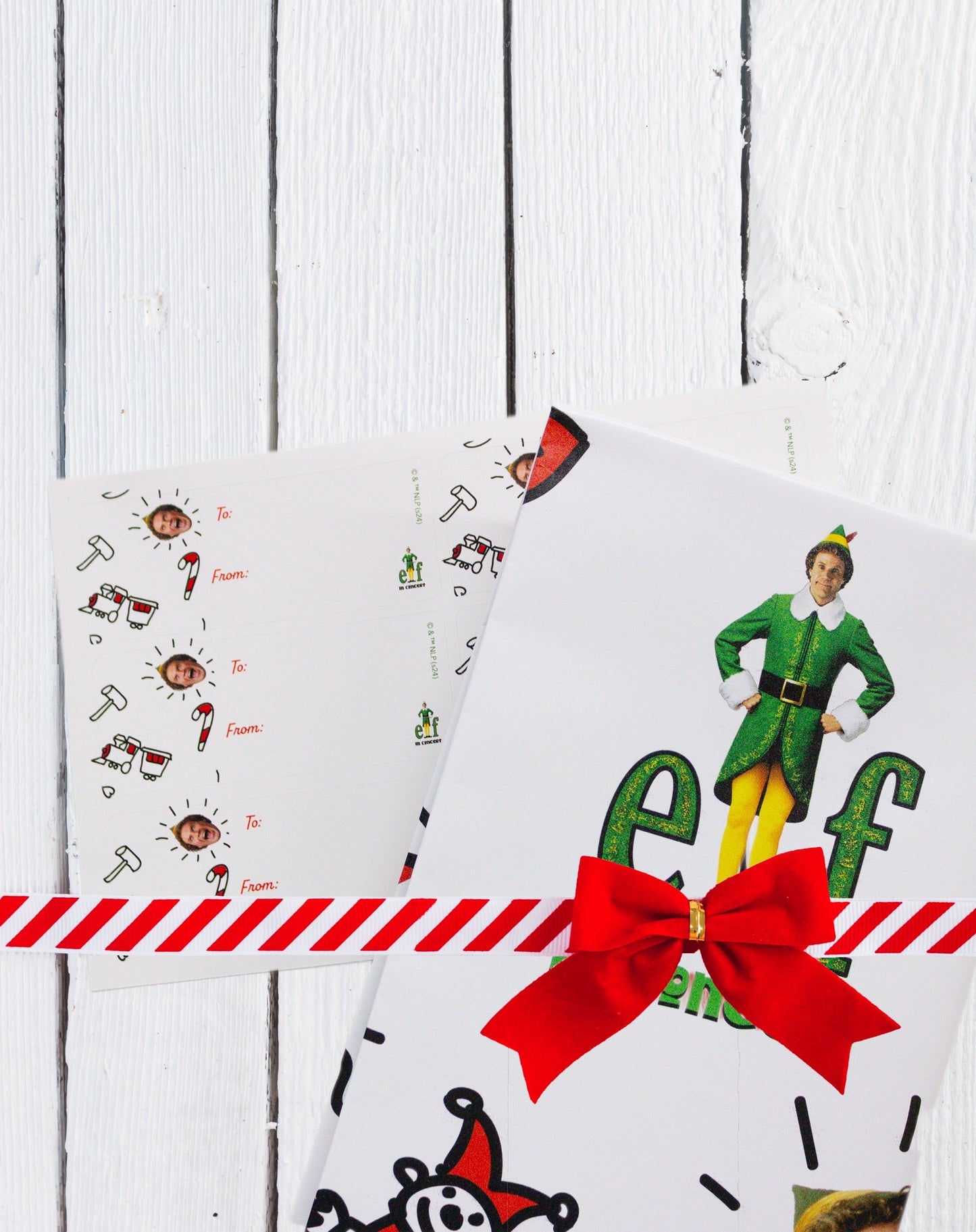 Elf in Concert Wrapping Paper Kit