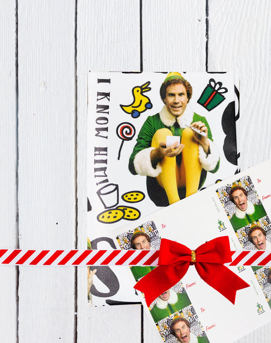 Elf in Concert Wrapping Paper Kit