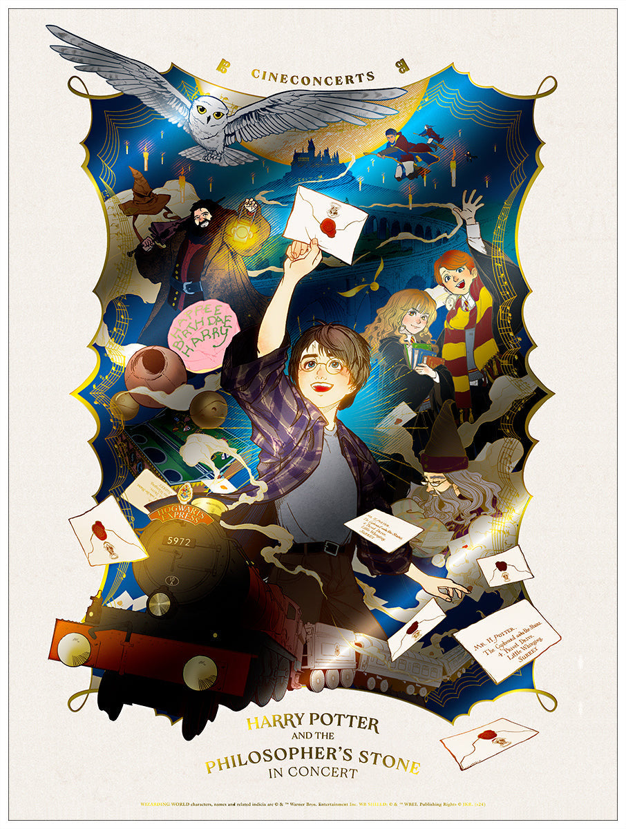 Harry Potter and the Philosopher's Stone™ in Concert Foil Poster