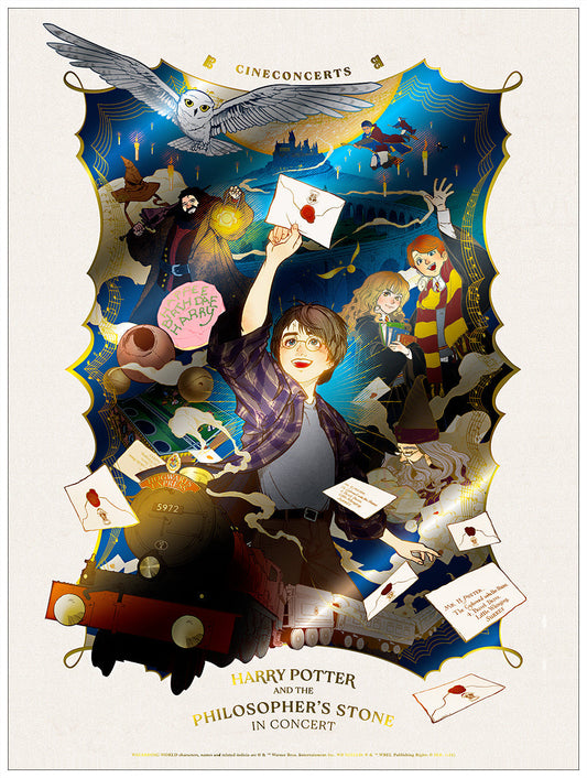 Harry Potter and the Philosopher's Stone™ in Concert Foil Poster