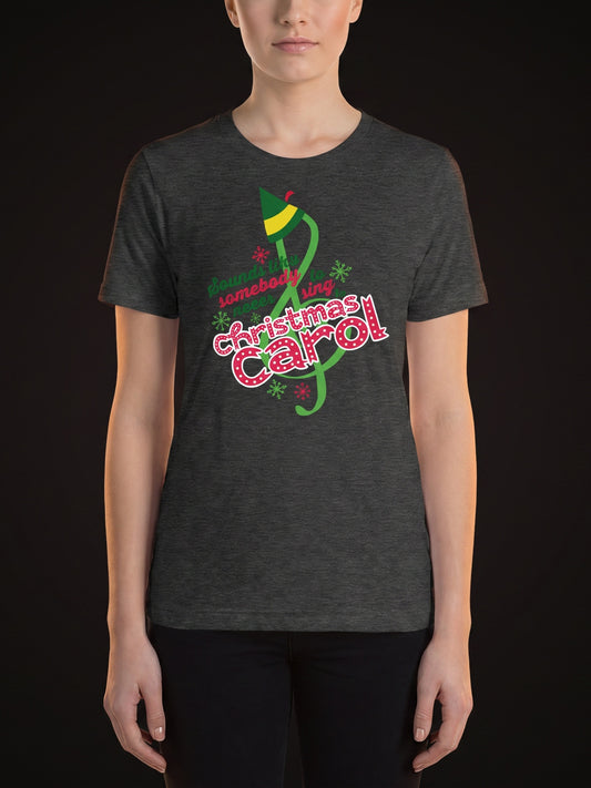 Elf in Concert - Short-Sleeve Unisex T-Shirt (Christmas Carol)
