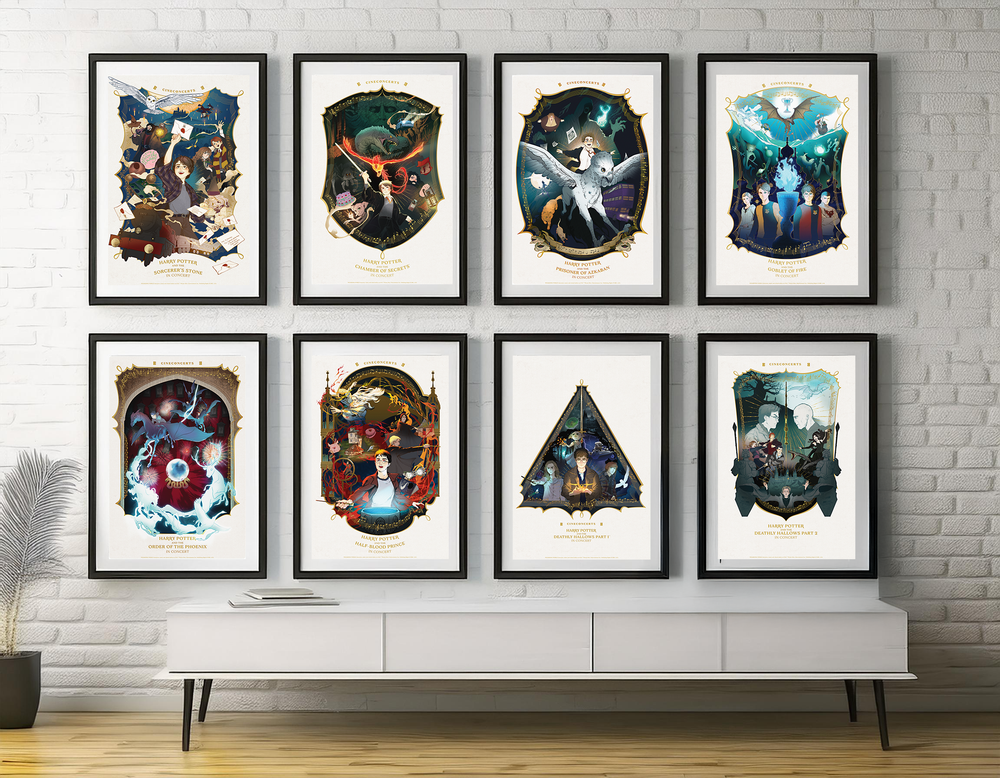 Limited Edition Harry Potter™ Film Concert Series Foil Posters (Complete Collectors Set)