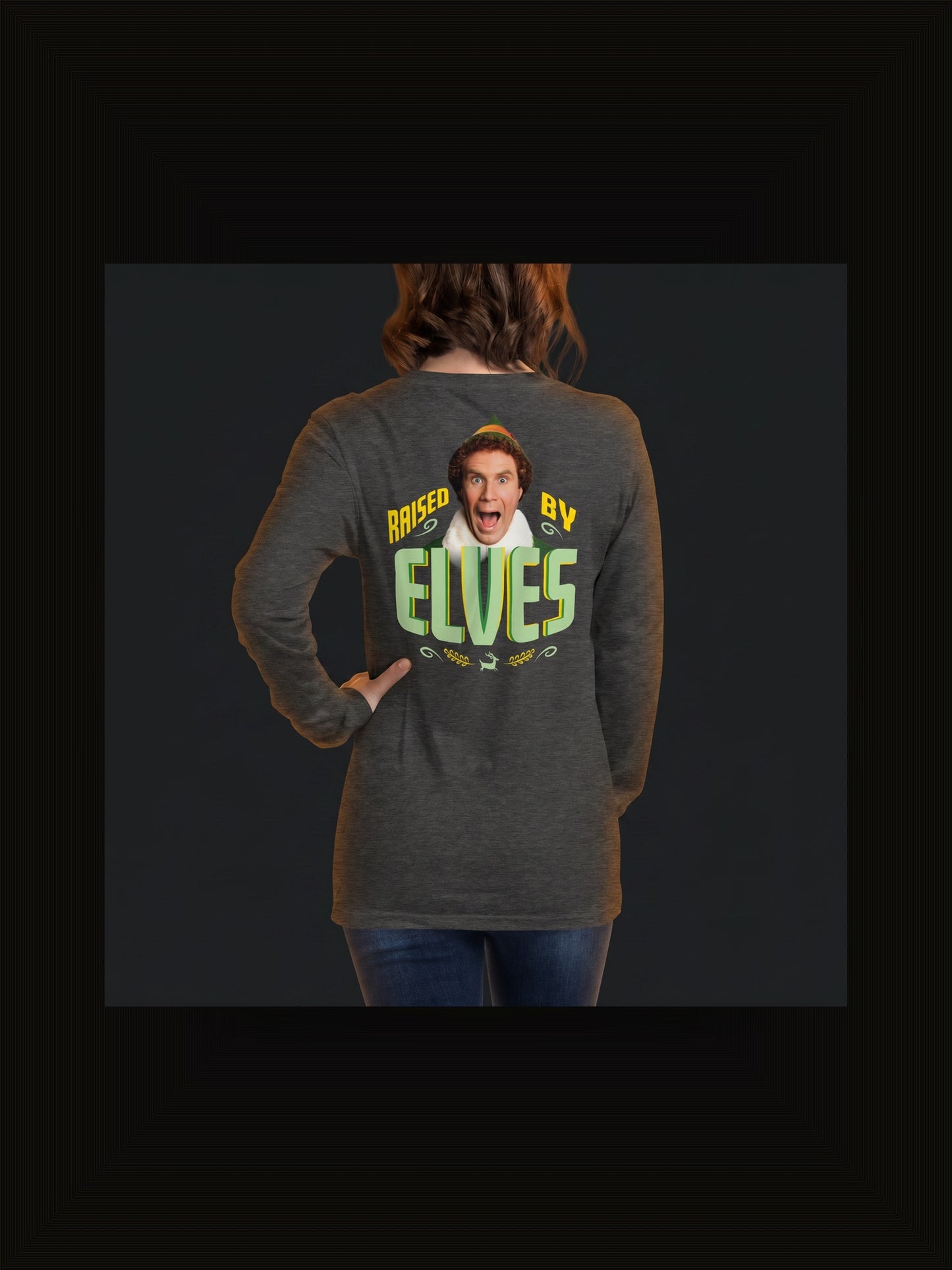 Elf in Concert - Unisex Long Sleeve Tee (Raised by Elves)