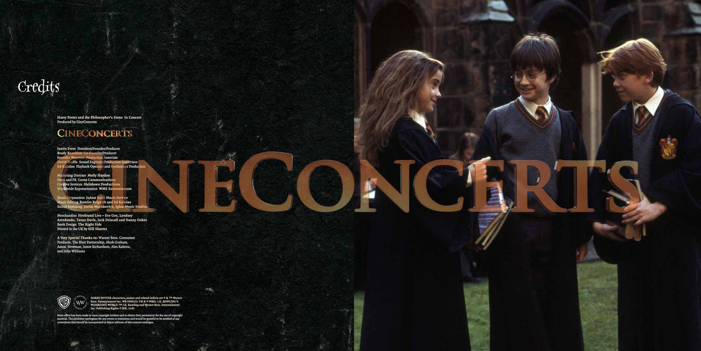Harry Potter and the Sorcerer's Stone™ In Concert Souvenir Program