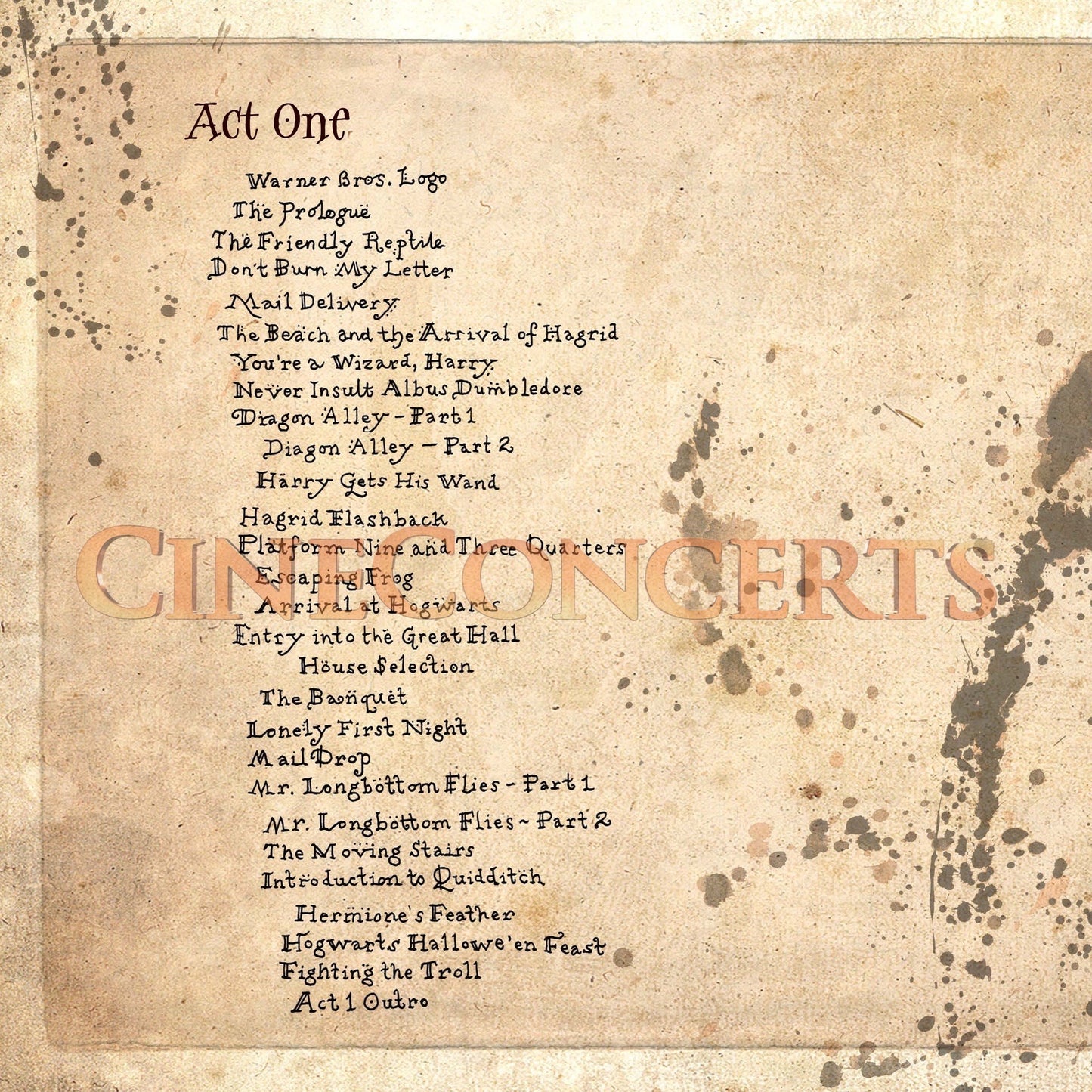 Harry Potter und der Stein der Weisen in Concert Souvenir Program