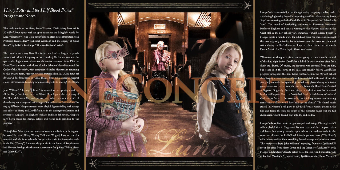 Harry Potter and the Half-Blood Prince™ in Concert Souvenir Program
