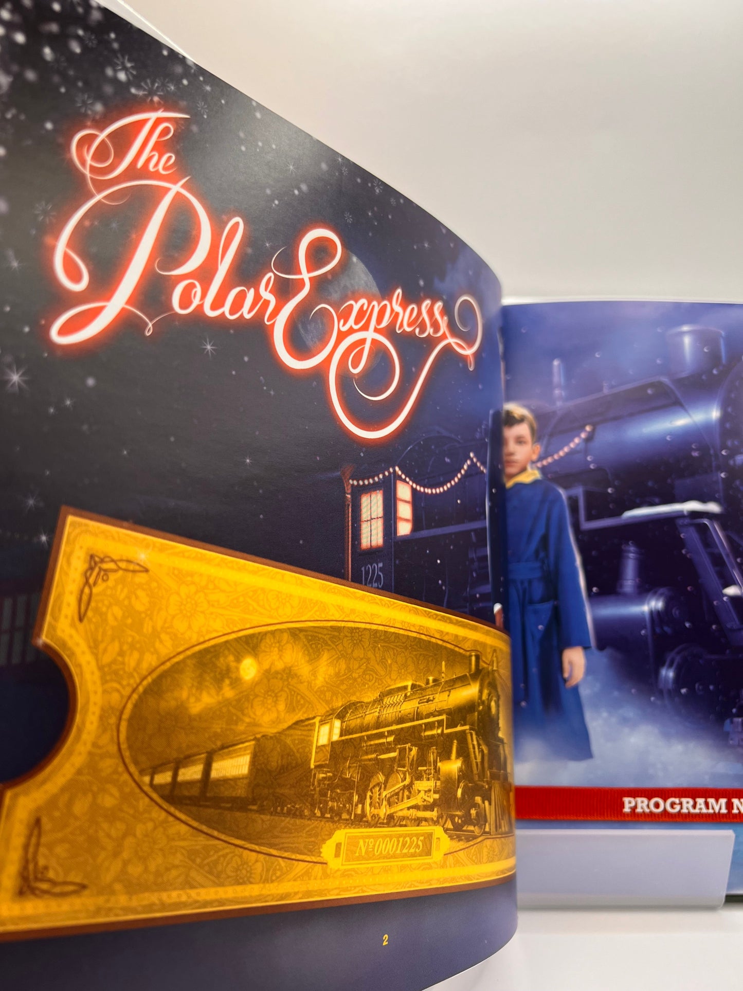 The Polar Express in Concert Hardback Program Book