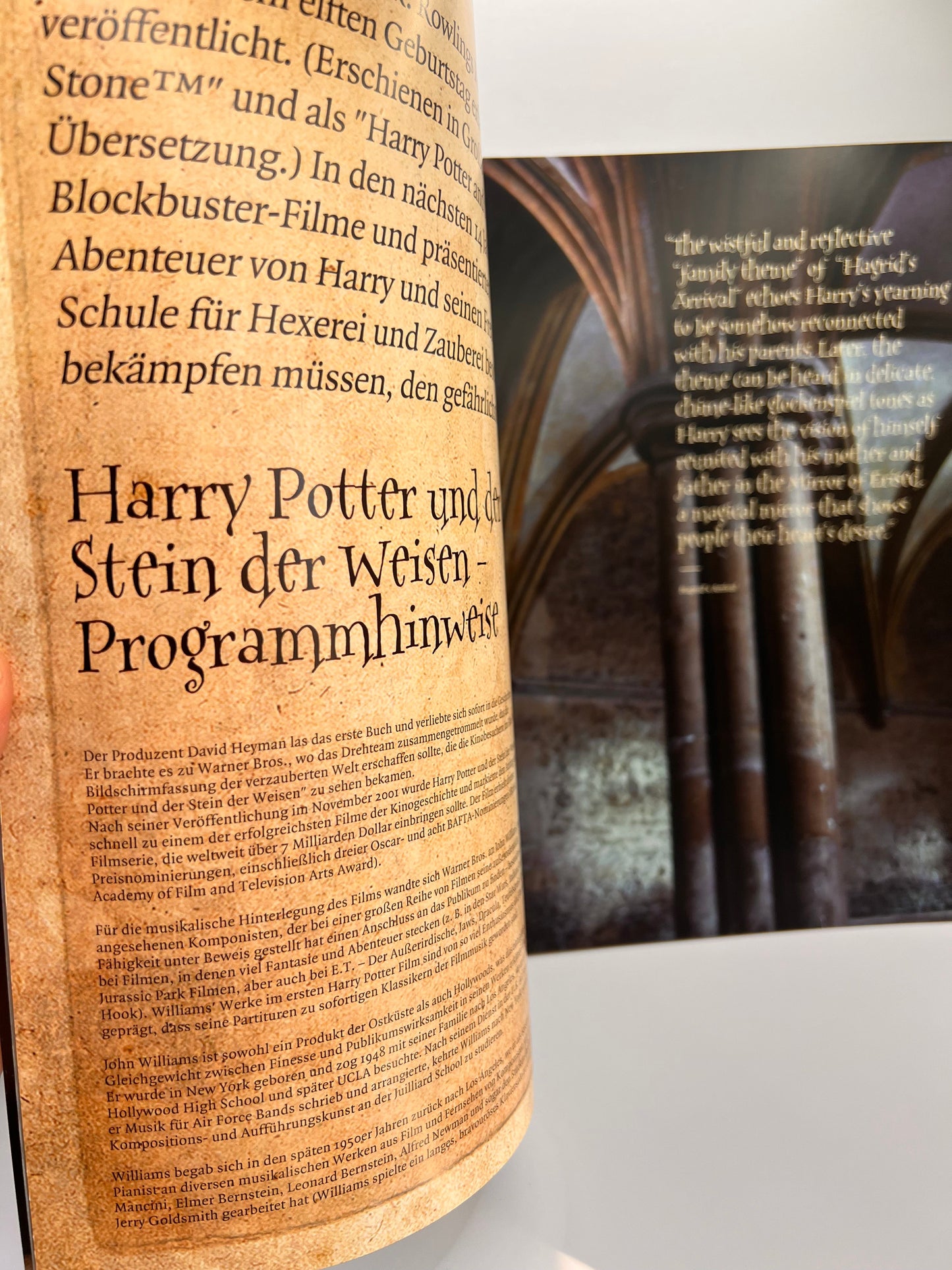 Harry Potter und der Stein der Weisen in Concert Souvenir Program