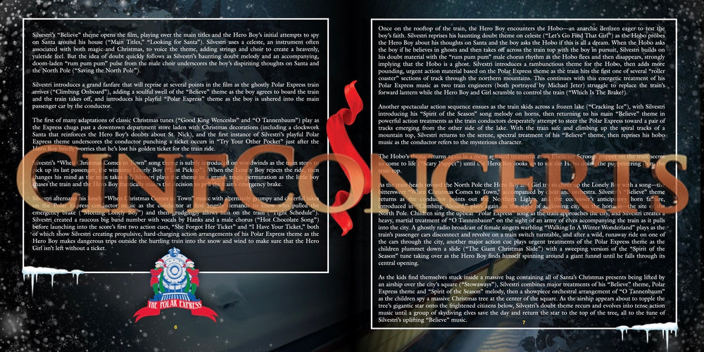 The Polar Express in Concert Hardback Program Book