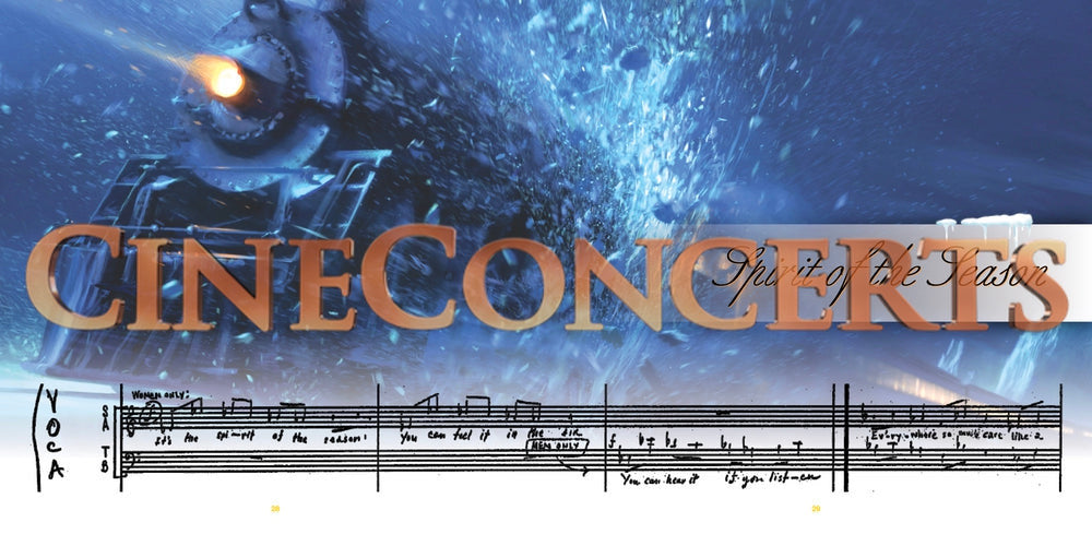 The Polar Express in Concert Hardback Program Book