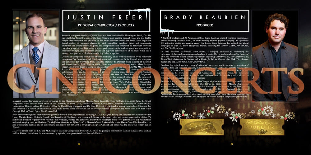 The Polar Express in Concert Hardback Program Book