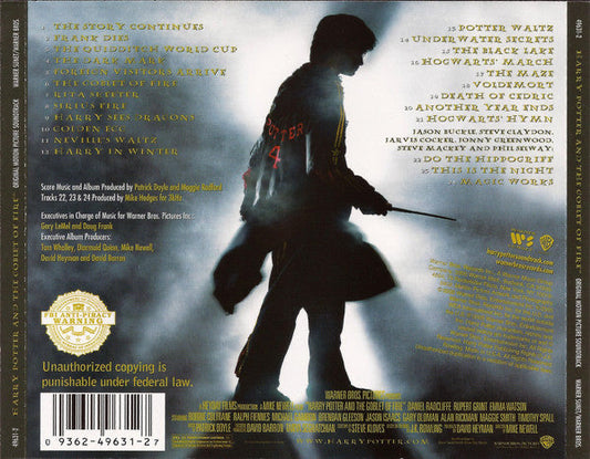 Harry Potter and the Goblet of Fire Soundtrack (CD)