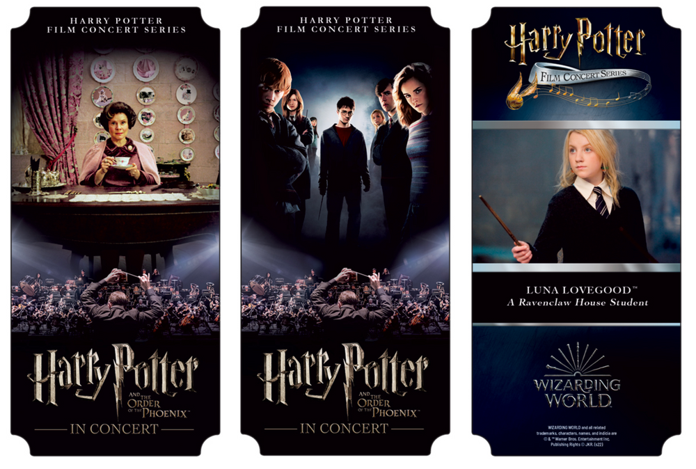 Harry Potter and the Order of the Phoenix™ in Concert Souvenir Ticket
