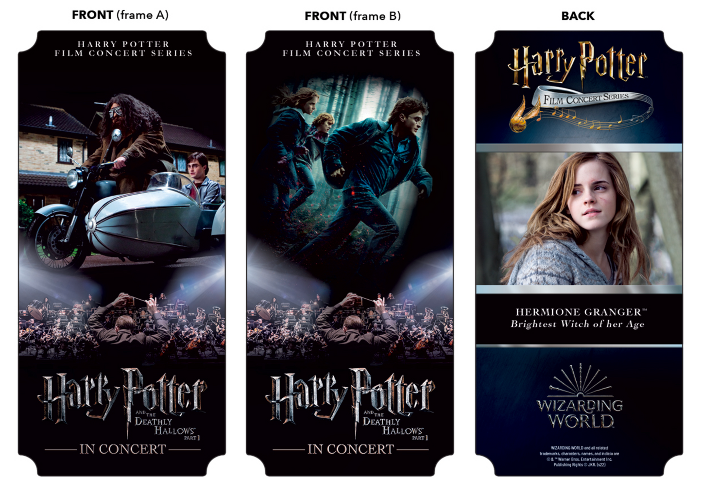 Harry Potter and the Deathly Hallows™ Part 1 in Concert Souvenir Ticket