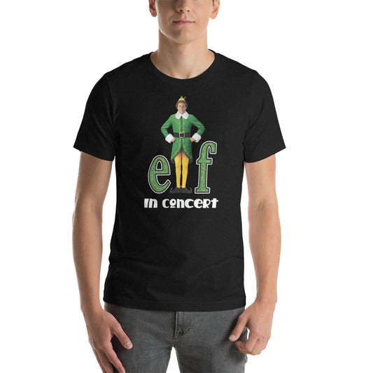 Elf in Concert - Short-Sleeve Unisex T-Shirt (Logo Only)