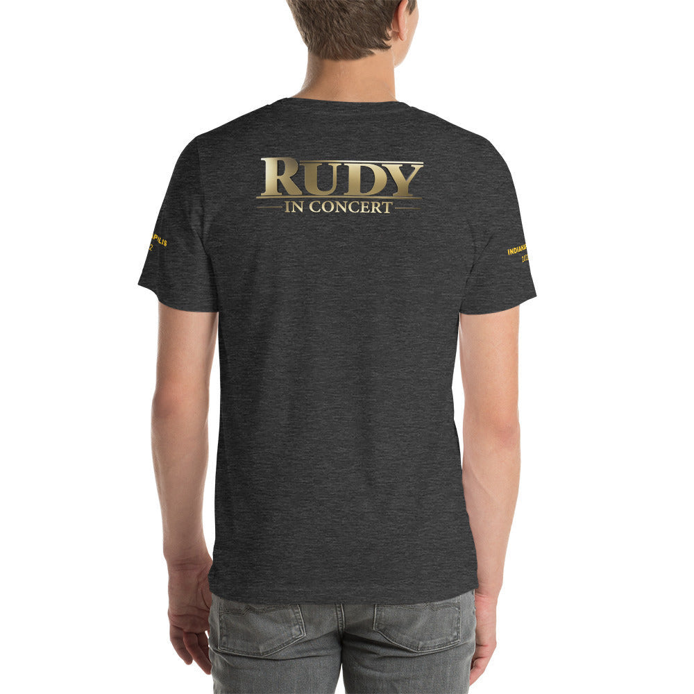 Rudy in Concert (Indianapolis 2022) Unisex t-shirt
