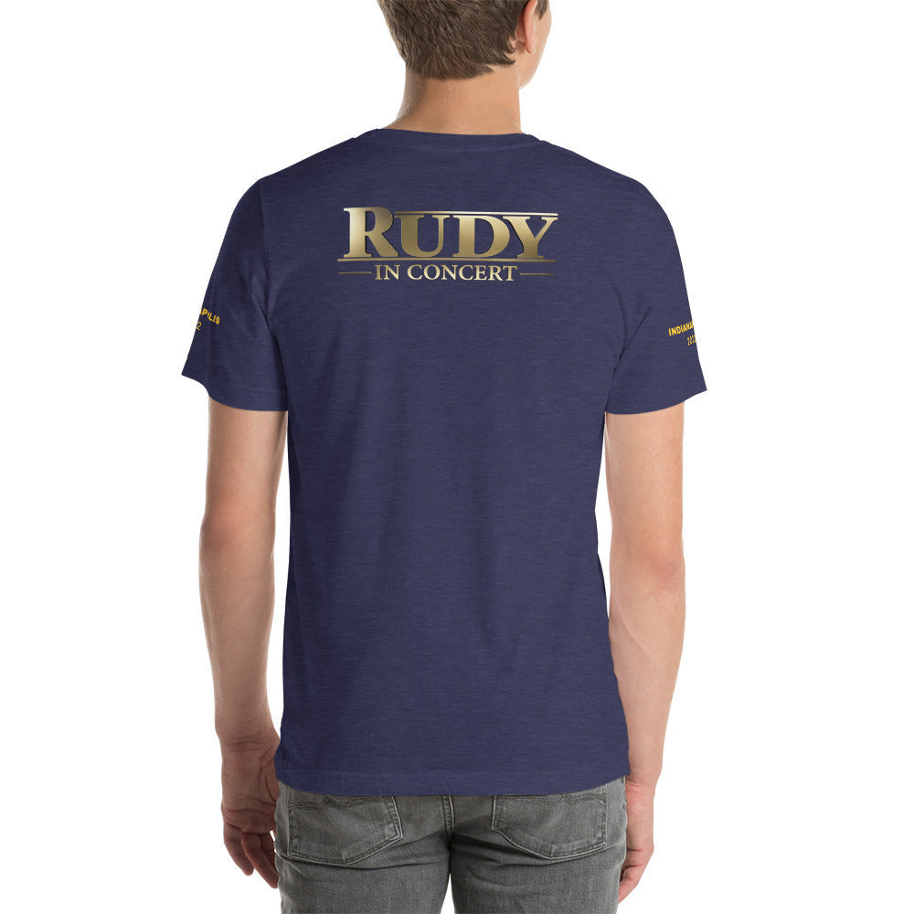 Rudy in Concert (Indianapolis 2022) Unisex t-shirt