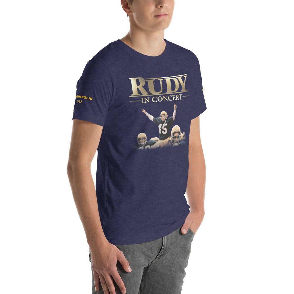 Rudy in Concert (Indianapolis 2022) Unisex t-shirt