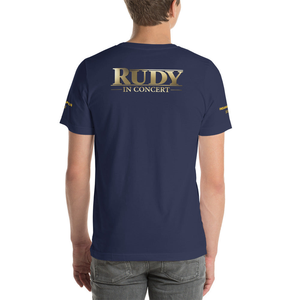 Rudy in Concert (Indianapolis 2022) Unisex t-shirt
