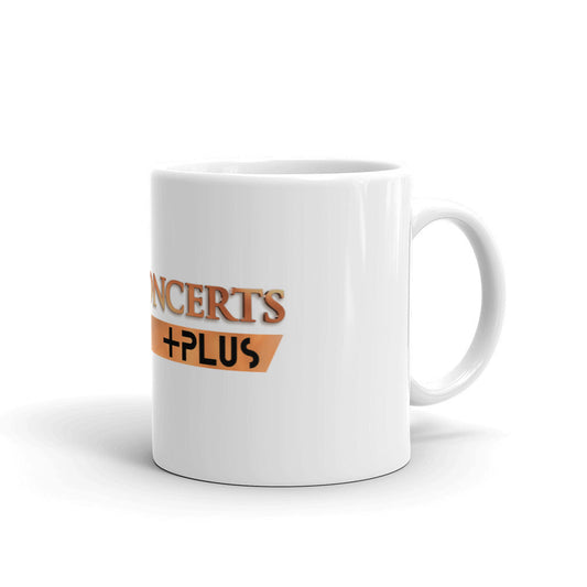 CineConcerts +PLUS White glossy mug