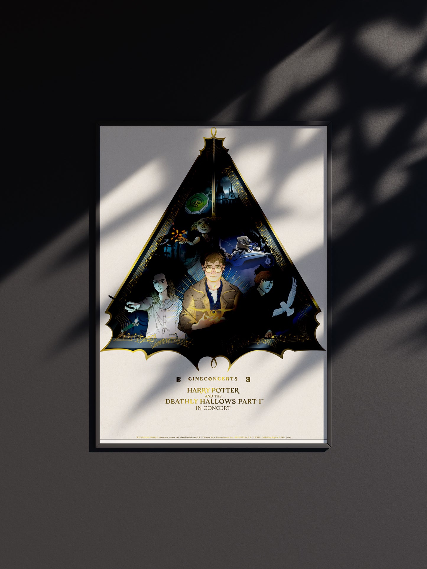 Harry Potter and the Deathly Hallows™ - Part 1 in Concert Foil Poster (18" x 24")