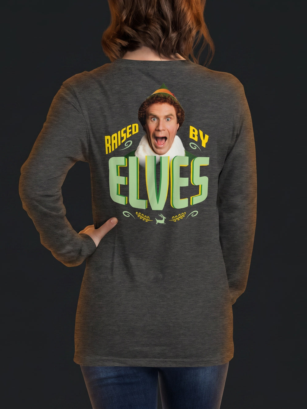 Elf in Concert - Unisex Long Sleeve Tee (Raised by Elves)