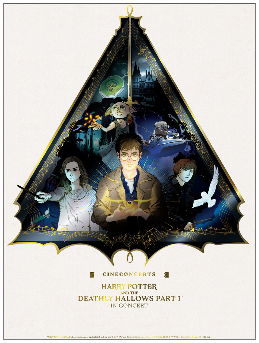 Harry Potter and the Deathly Hallows™ - Part 1 in Concert Foil Poster (18" x 24")