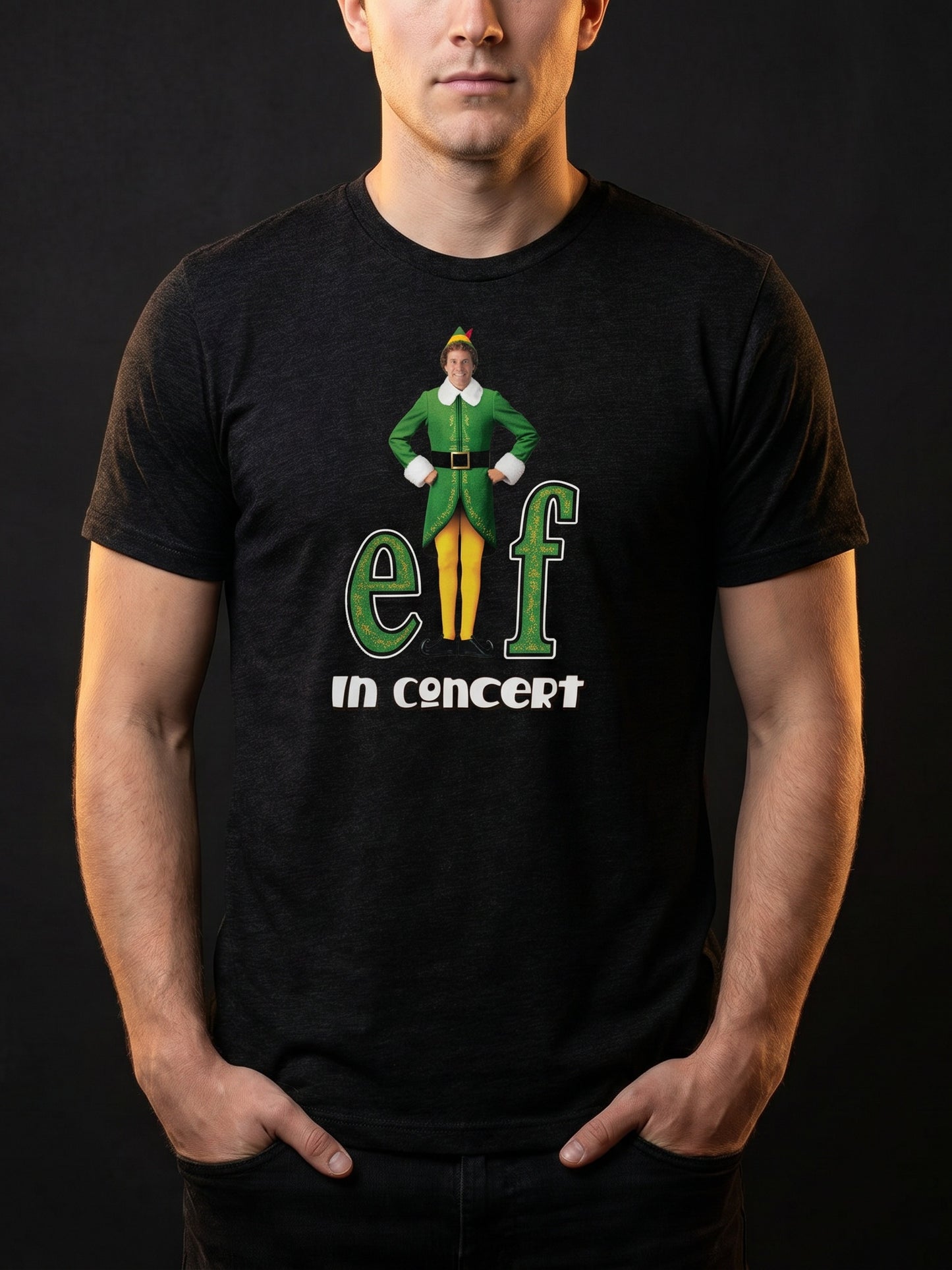 Elf in Concert - Short-Sleeve Unisex T-Shirt (Logo Only)