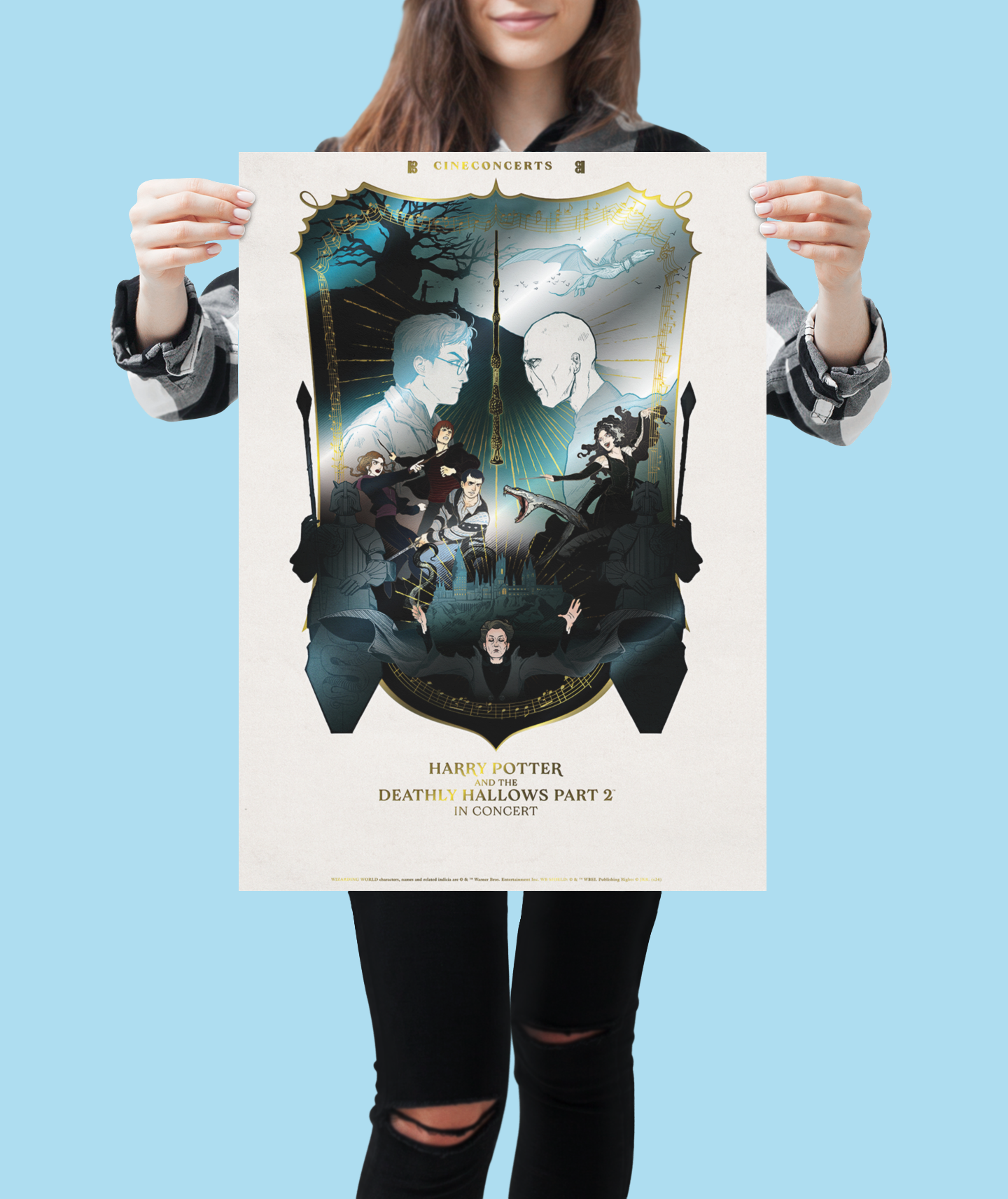 Harry Potter and the Deathly Hallows™ - Part 2 in Concert Foil Poster (18" x 24")