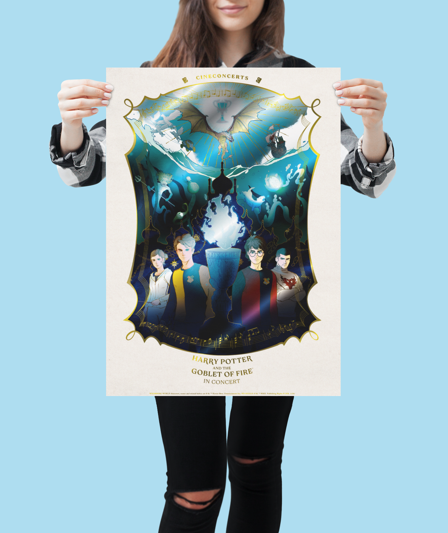 Harry Potter and the Goblet of Fire™ in Concert Foil Poster (18" x 24")