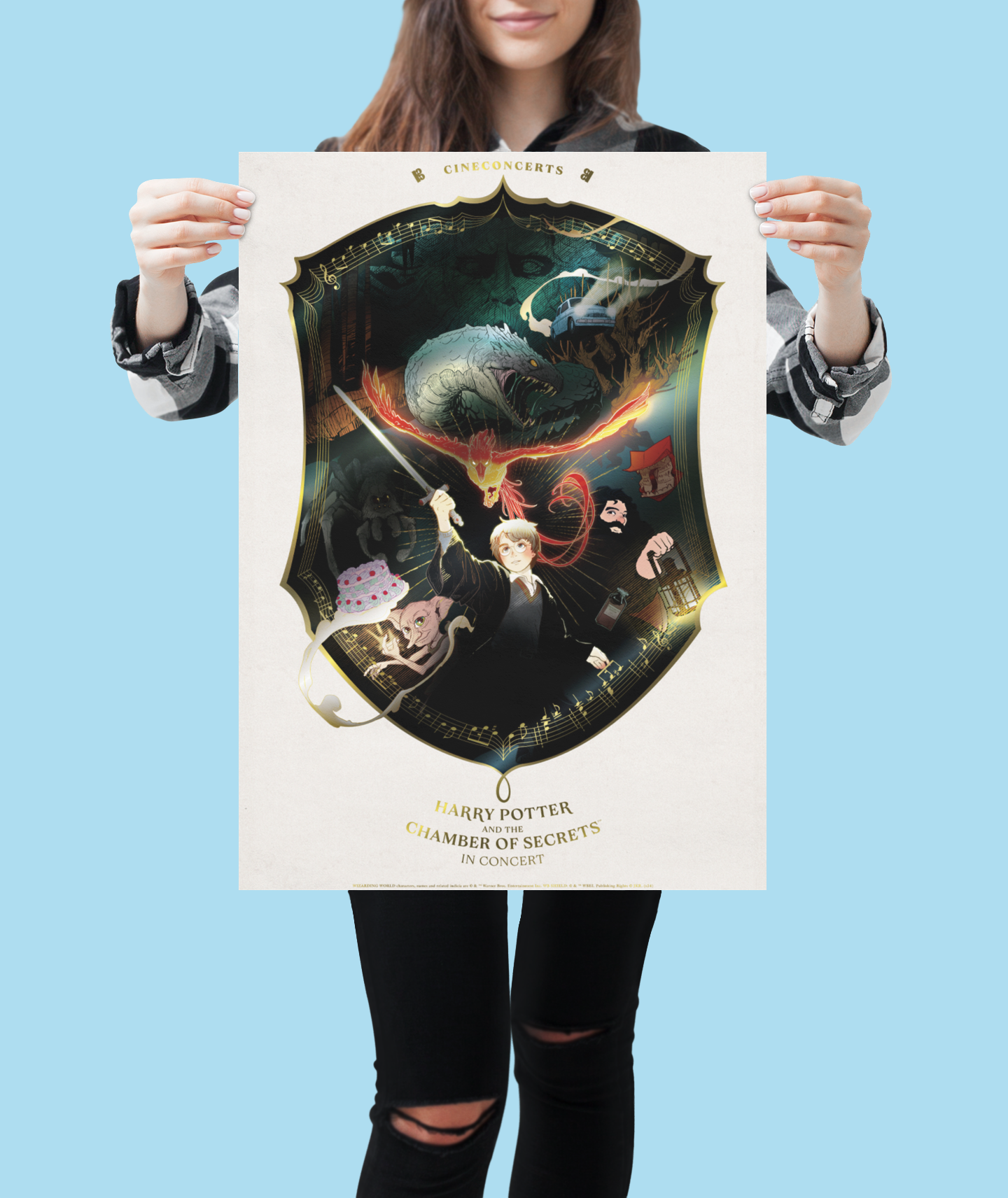 Harry Potter and the Chamber of Secrets™ in Concert Foil Poster (18" x 24")