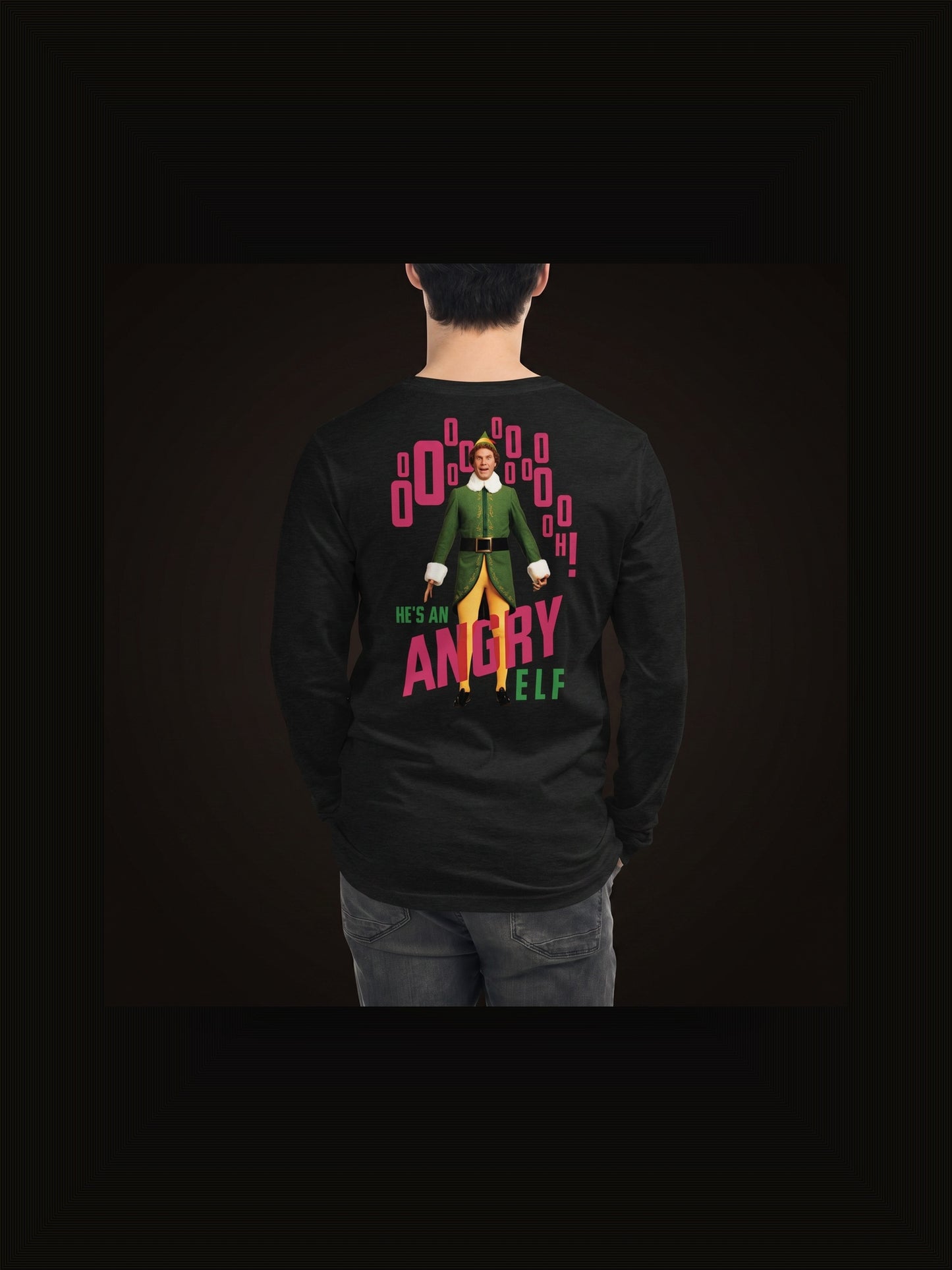 Elf in Concert - Unisex Long Sleeve Tee (Angry Elf!)