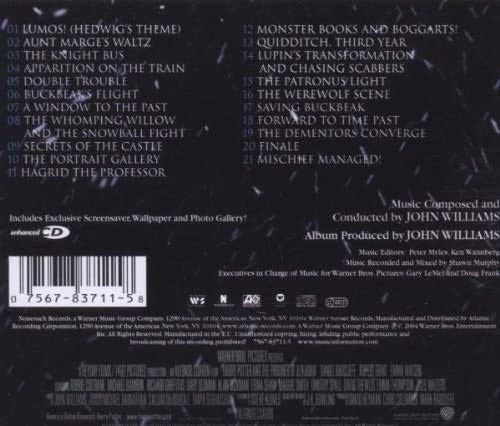 Harry Potter and the Prisoner of Azkaban Soundtrack (CD)
