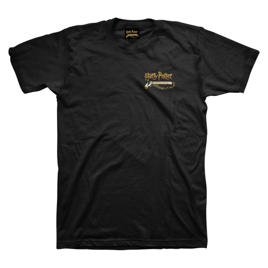 Black T Shirt Harry Potter The Sorcerer's Stone Book Cover Long