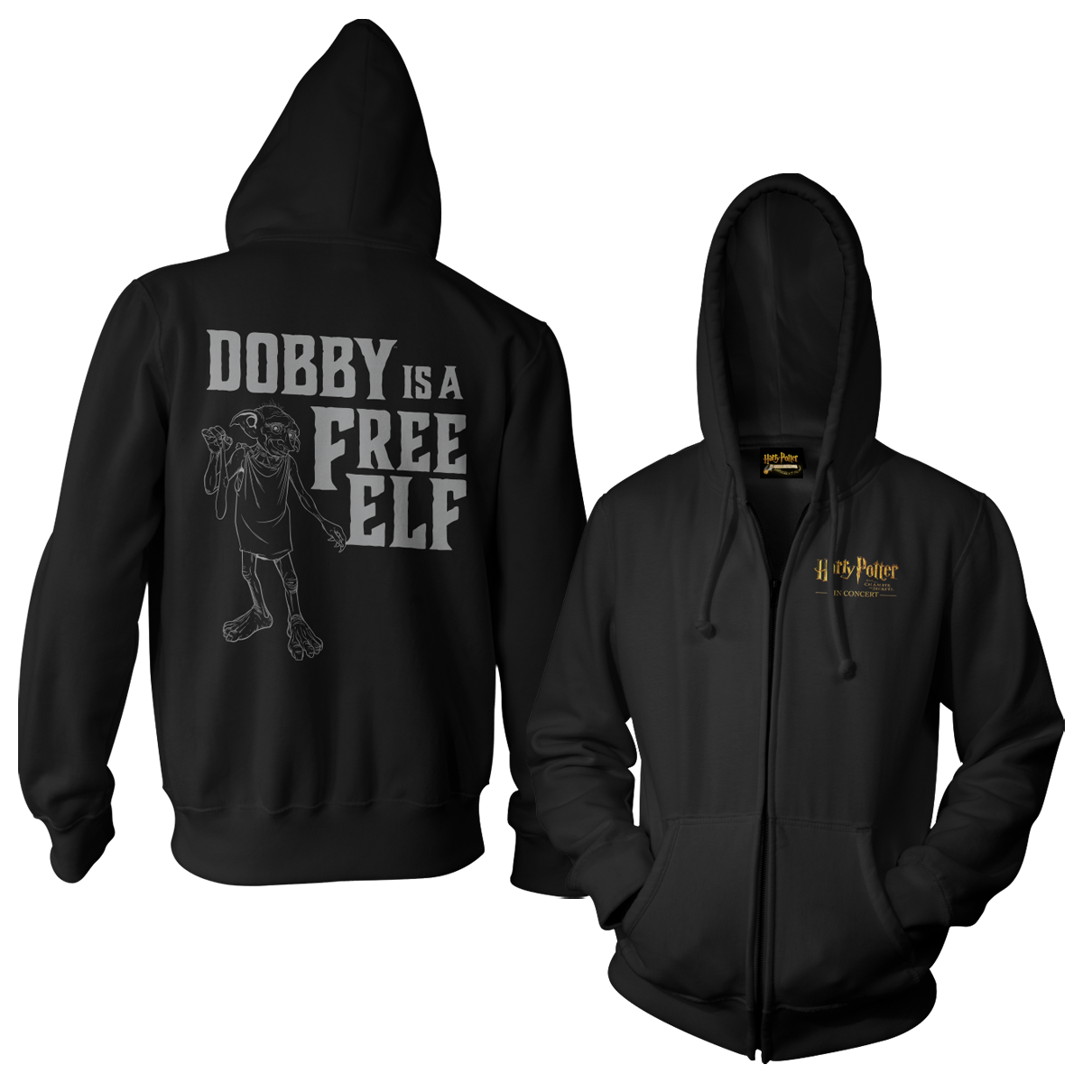 "Dobby is a free elf" Zip Hoodie (from Harry Potter and the Chamber of Secrets™ in Concert)