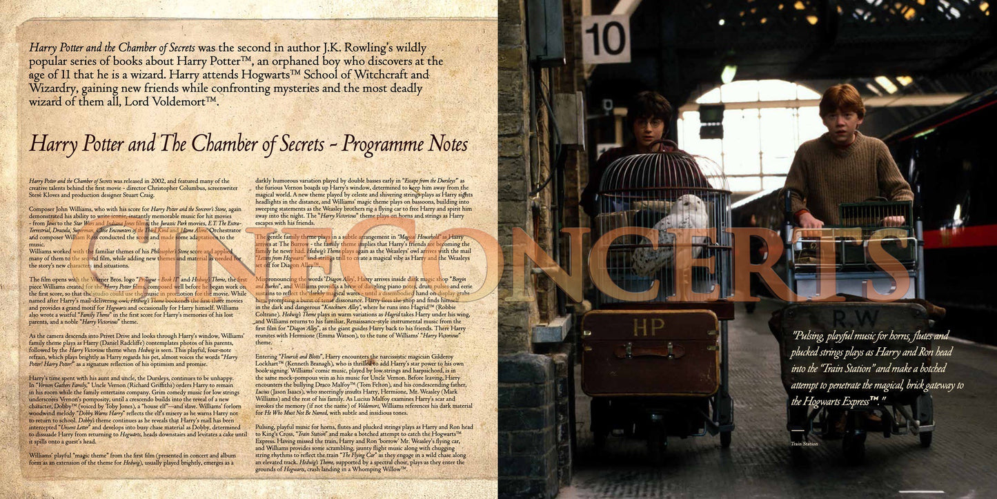 Harry Potter and the Chamber of Secrets™ in Concert Souvenir Program