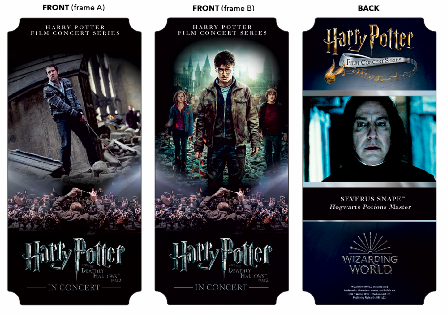Harry Potter and the Deathly Hallows™ Part 2 in Concert Souvenir Ticket