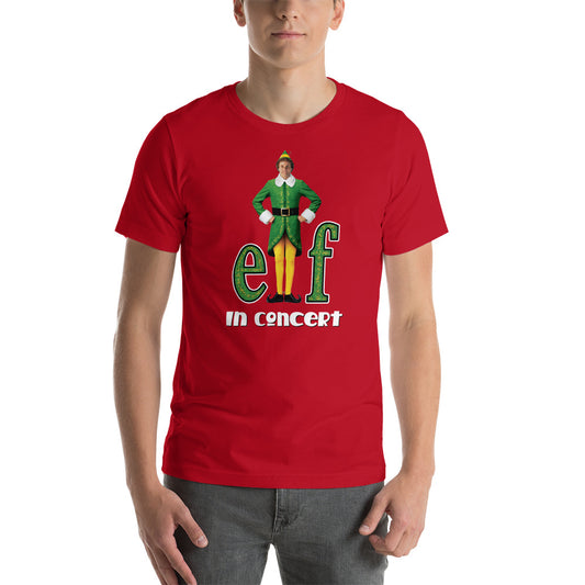 Elf in Concert - Short-Sleeve Unisex T-Shirt (Logo Only)