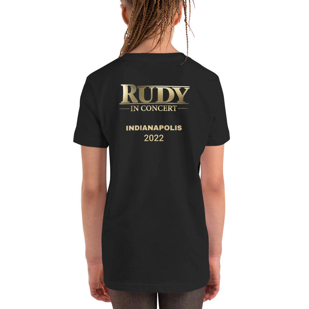 Rudy in Concert (Indianapolis 2022) Youth Short Sleeve T-Shirt